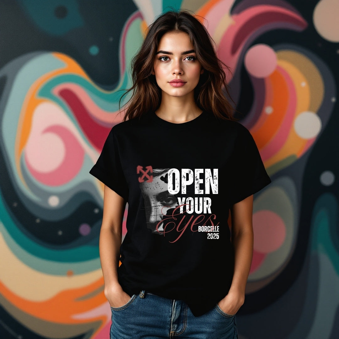 Open Your Eyes T-Shirt – Bold Statement Graphic Tee