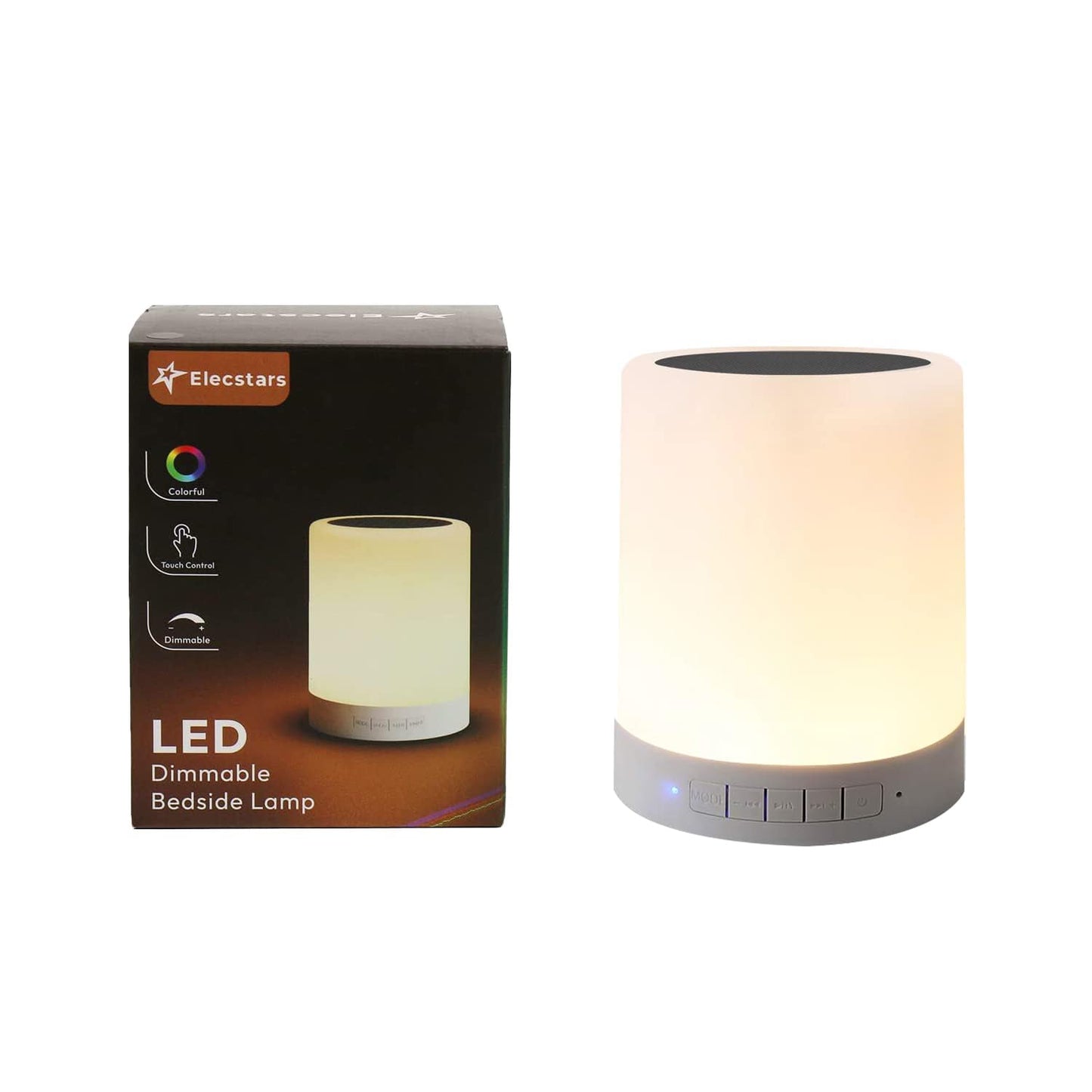 Touch Sensor LED Night Light with Bluetooth Speaker – Color Changing