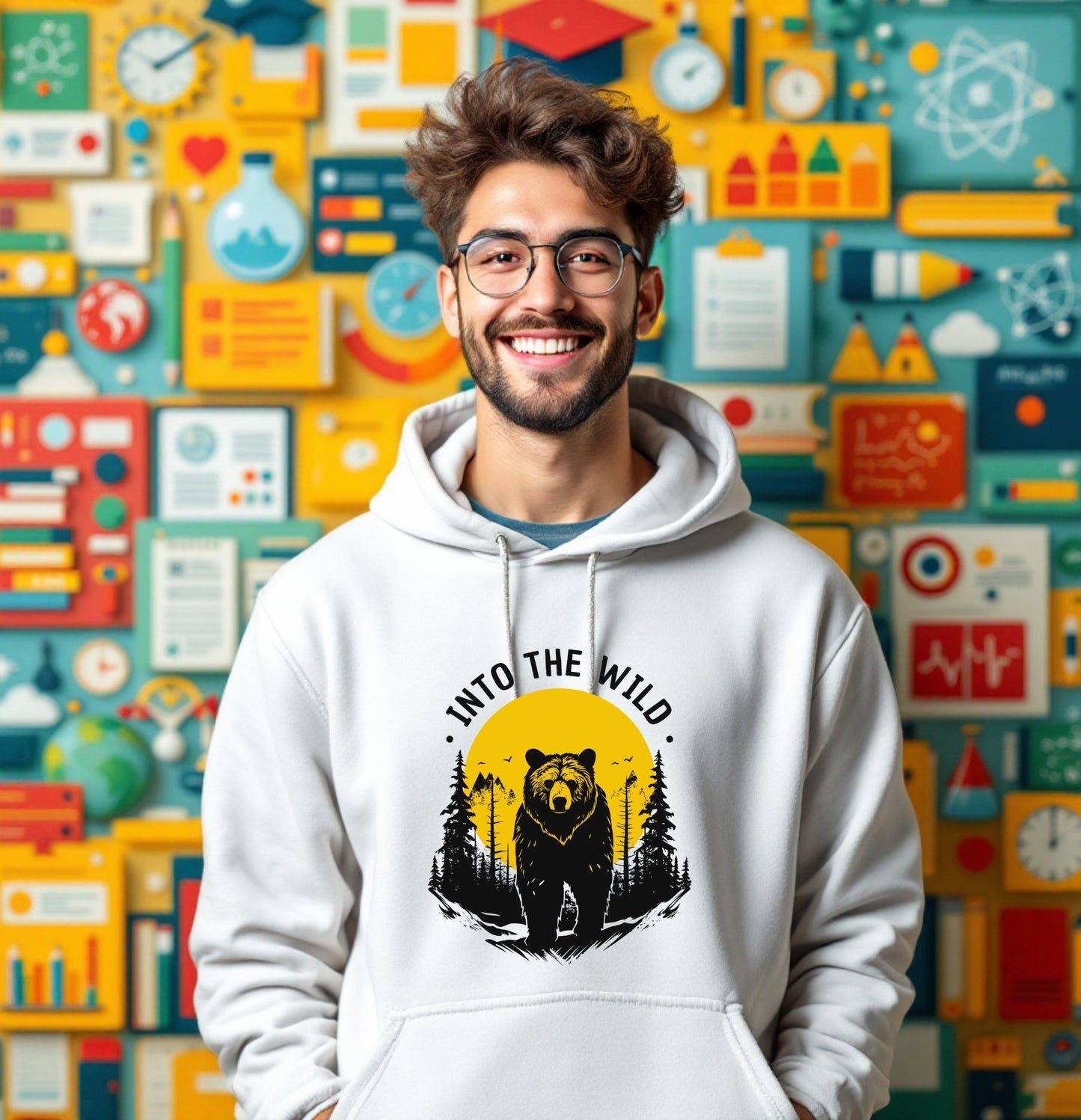 Into The Wild Bear Adventure Hoodie