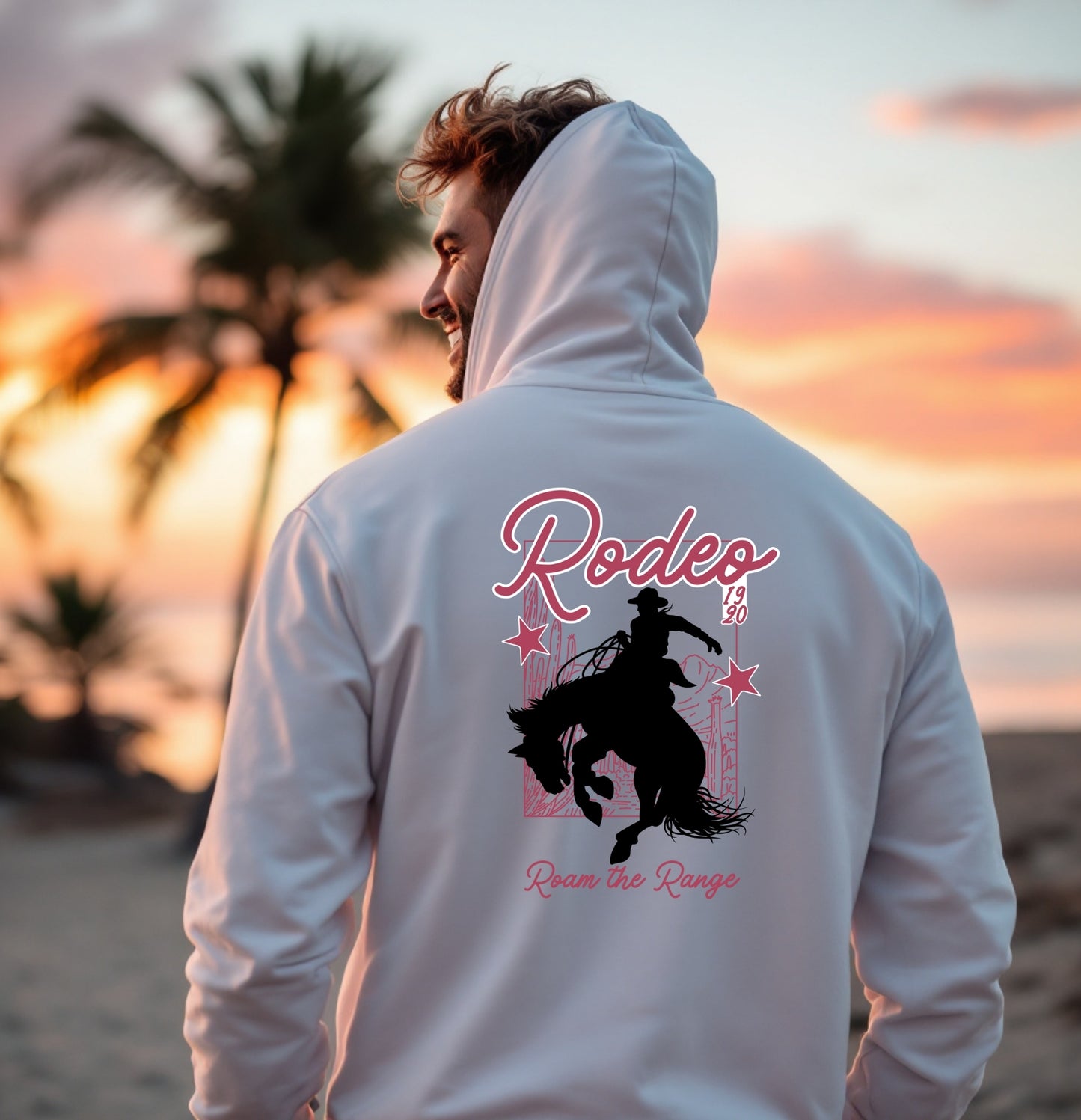 Rodeo Cowboy Roam the Range Hoodie