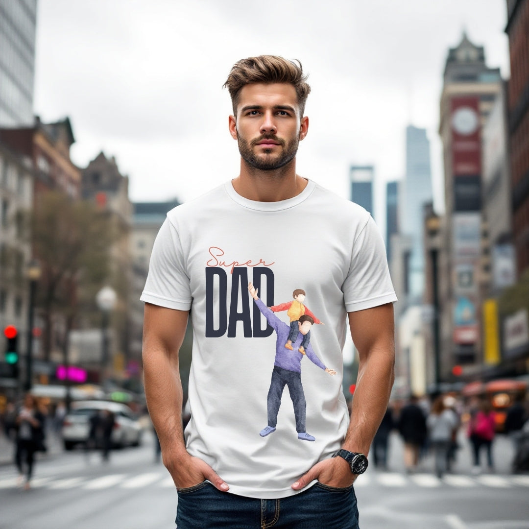 "Super Dad" Fatherhood Appreciation T-Shirt