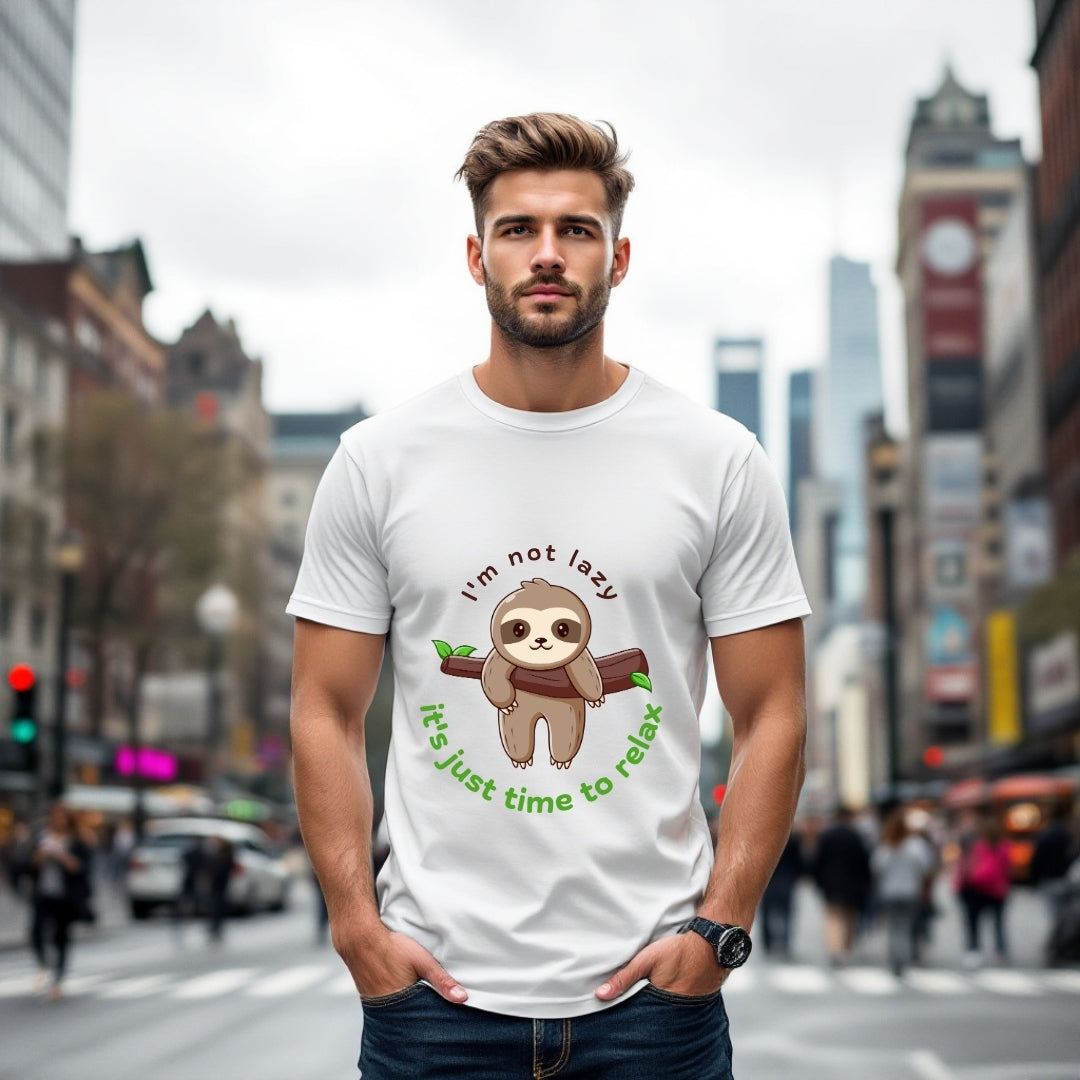 I'm Not Lazy Cute Sloth Relaxation T-Shirt