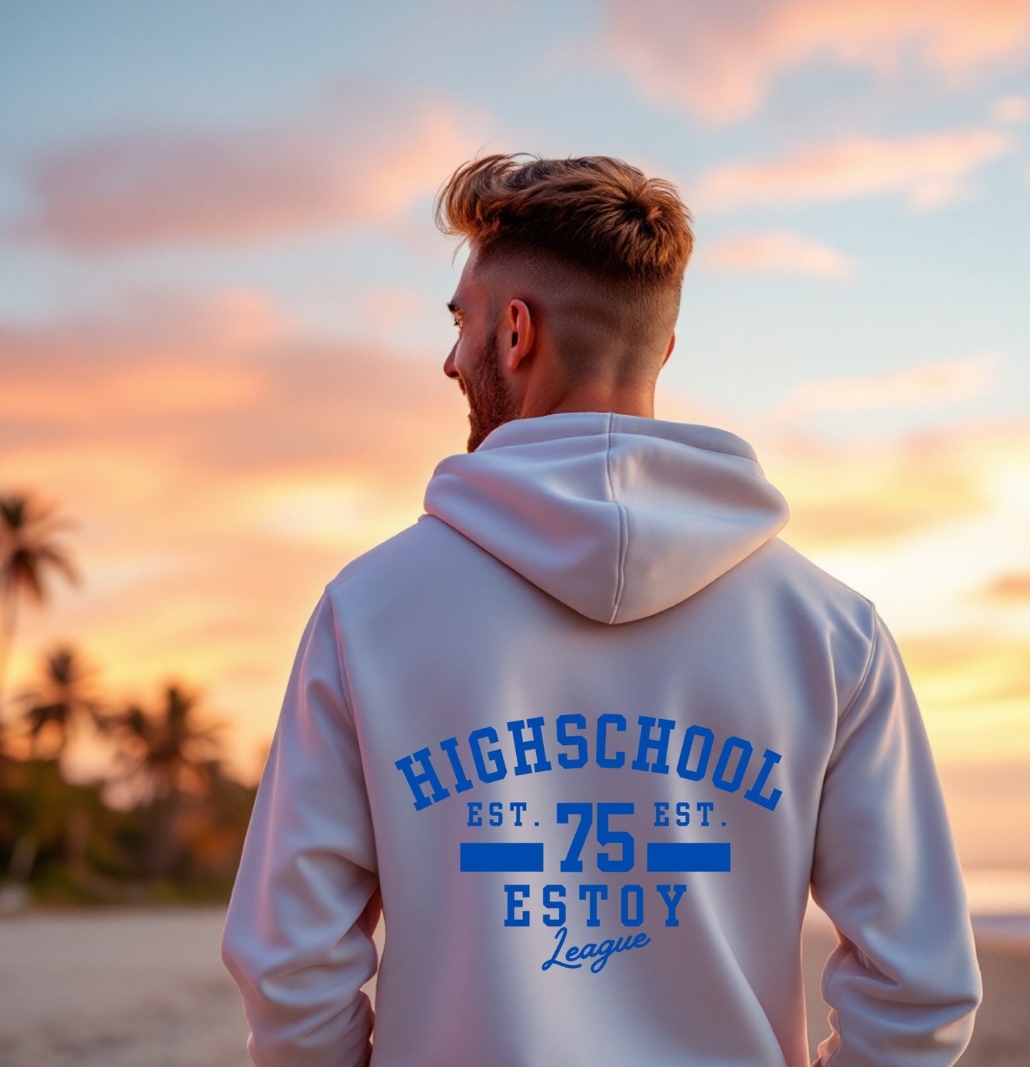 Highschool EST 75 Estoy League Retro Hoodie