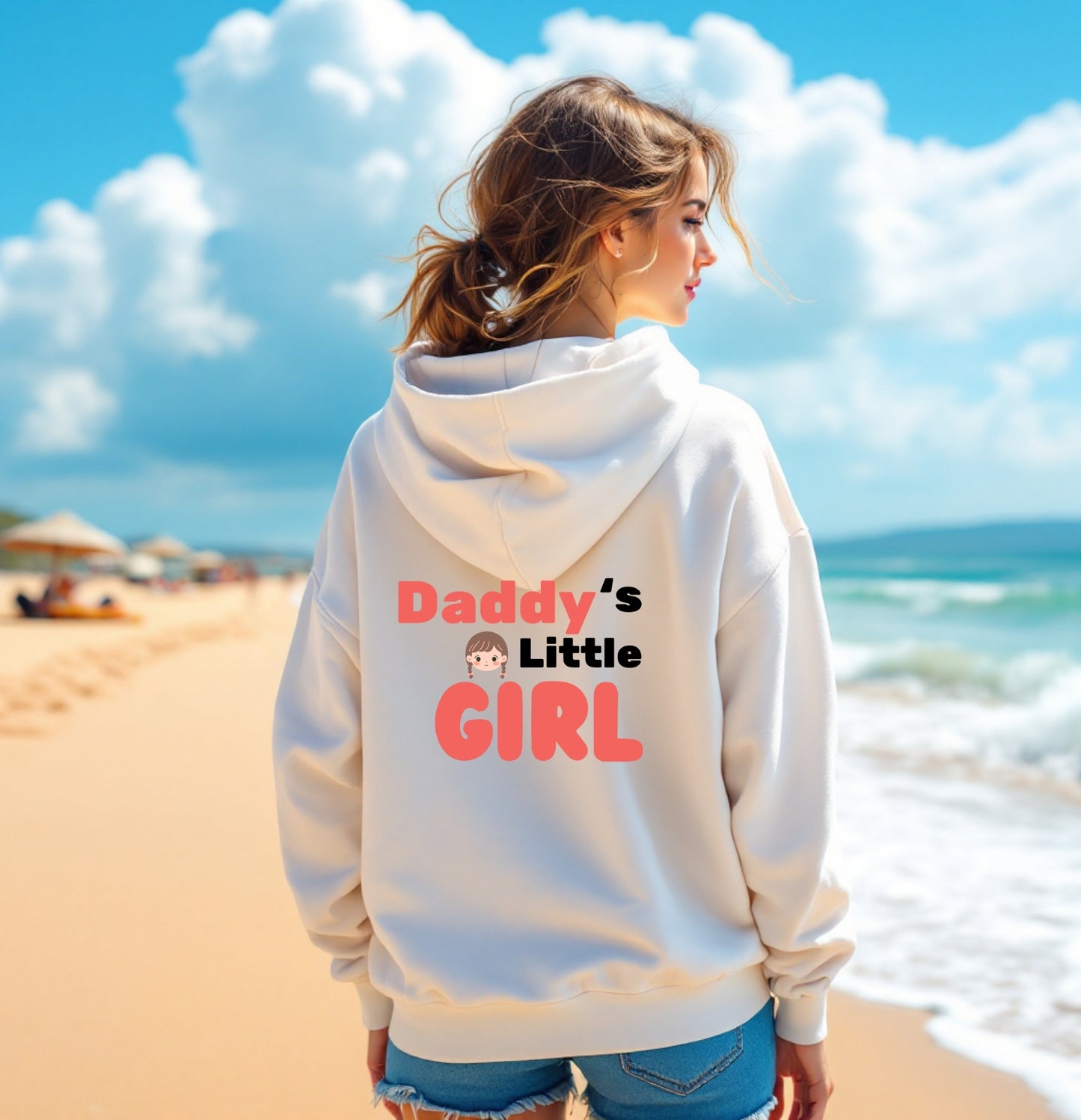 Daddy’s Little Girl Hoodie – Cute Family Bonding Sweatshirt