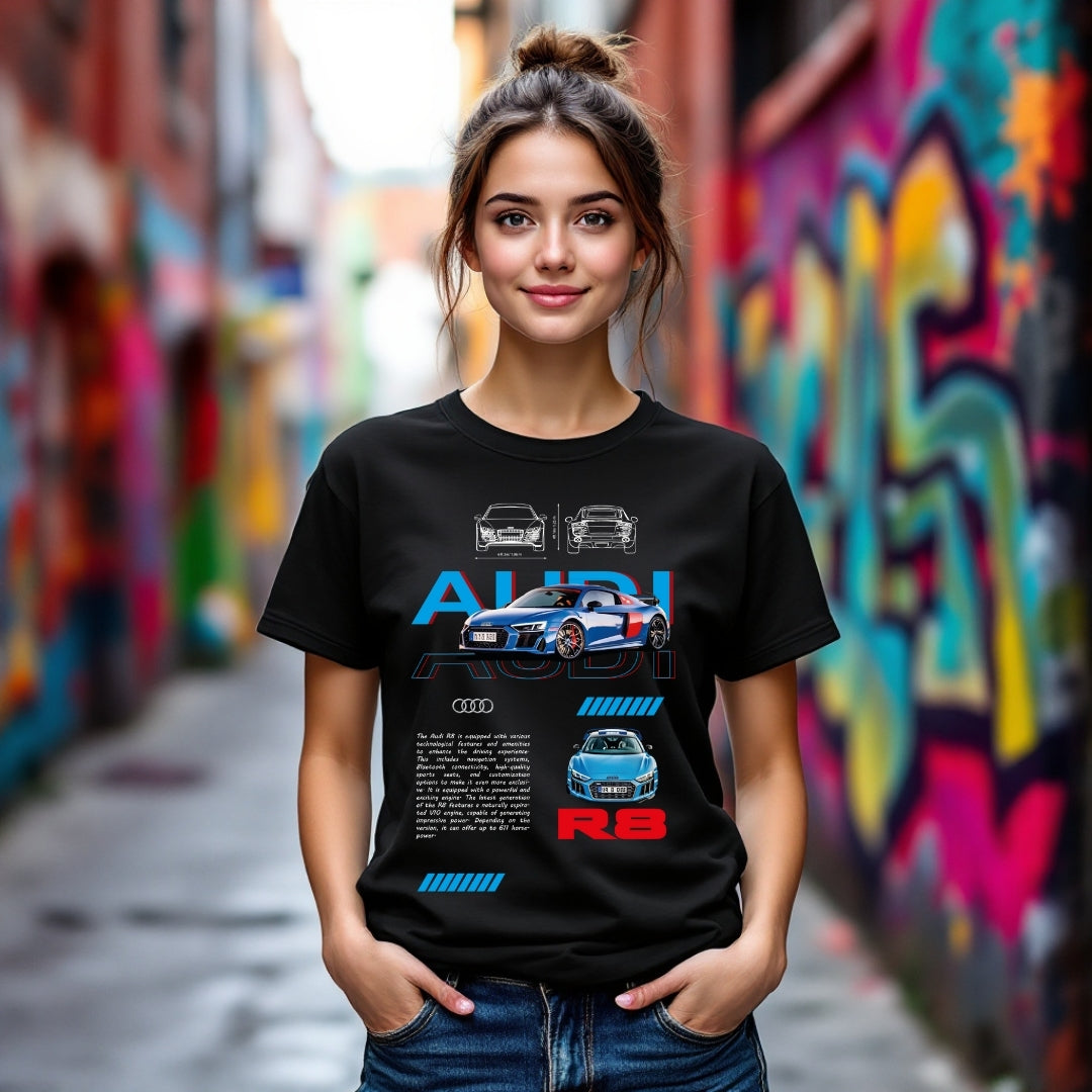 Audi R8 Supercar Graphic T-Shirt