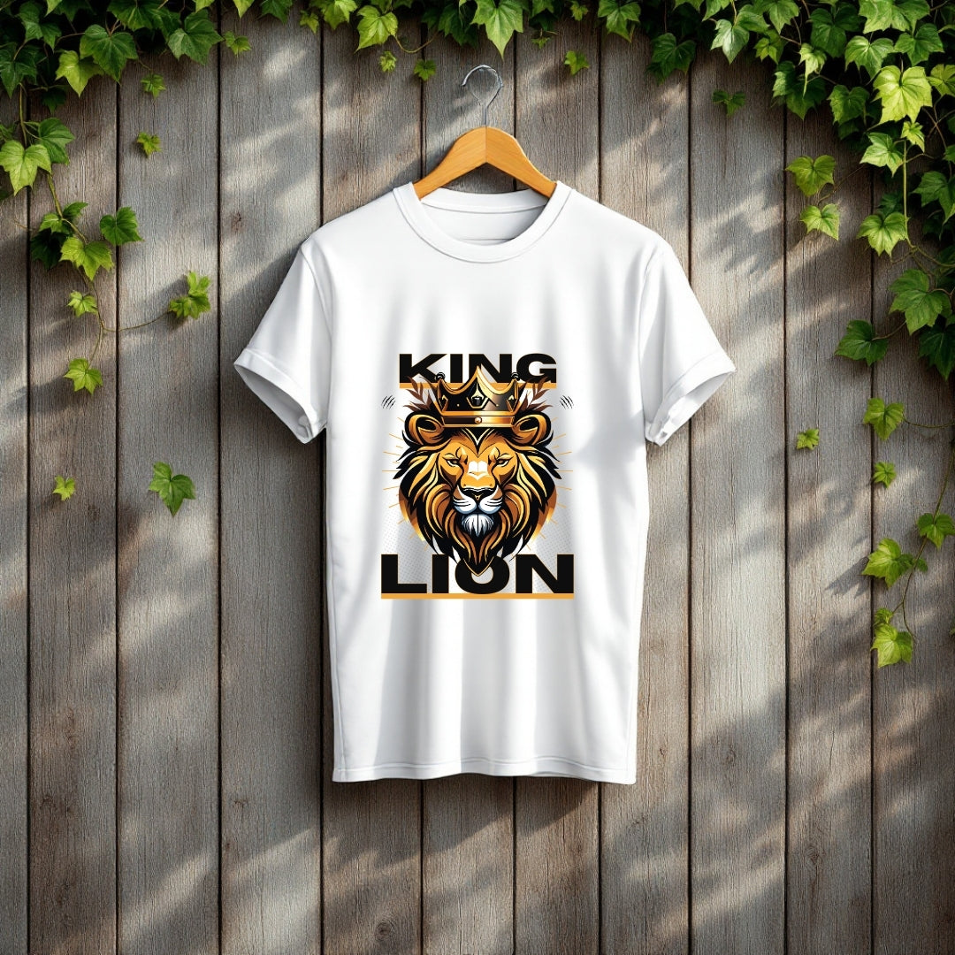 King Lion Crown Graphic T-Shirt
