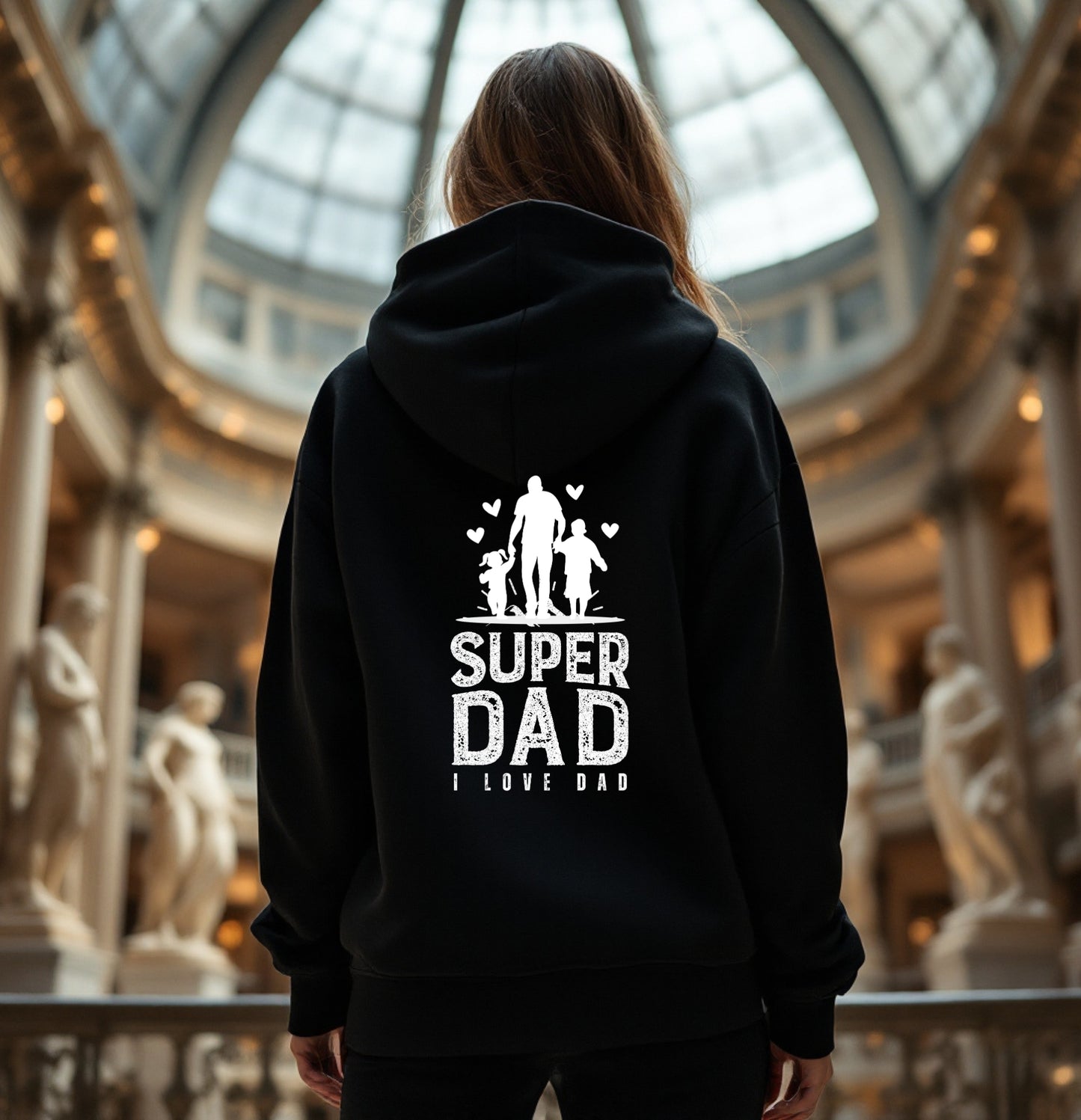 Super Dad I Love Dad Hoodie