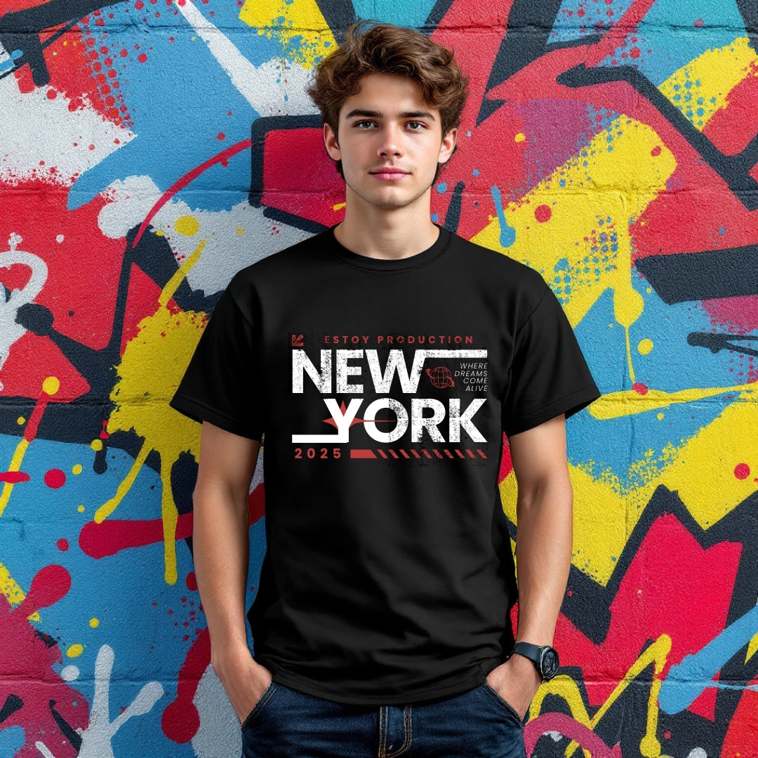 New York 2025 Graphic T-Shirt