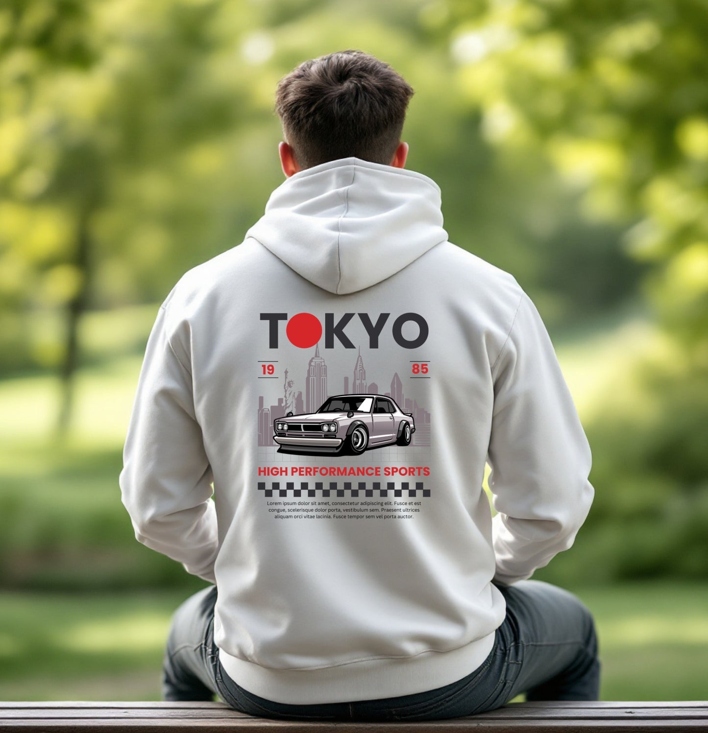 Tokyo High Performance Sports Car Hoodie