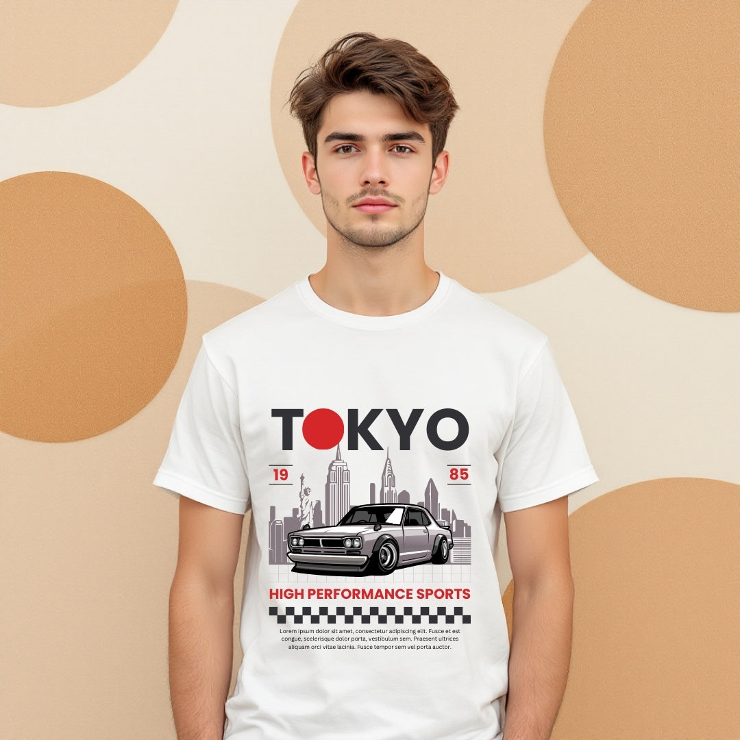 Tokyo High-Performance Sports Car T-Shirt