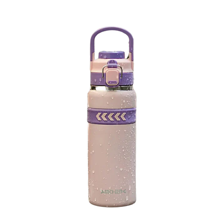 Stylish Leak-Proof Insulated Water Bottles with Handle – 750ml