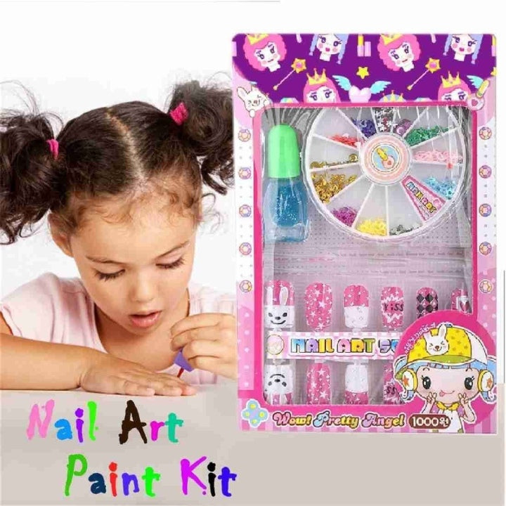 Nail Art Paint Kit for Kids β DIY Manicure Set with Glitter & Accessories | Birthday Gift For Girls Little Girls, Kids (Multicolor)