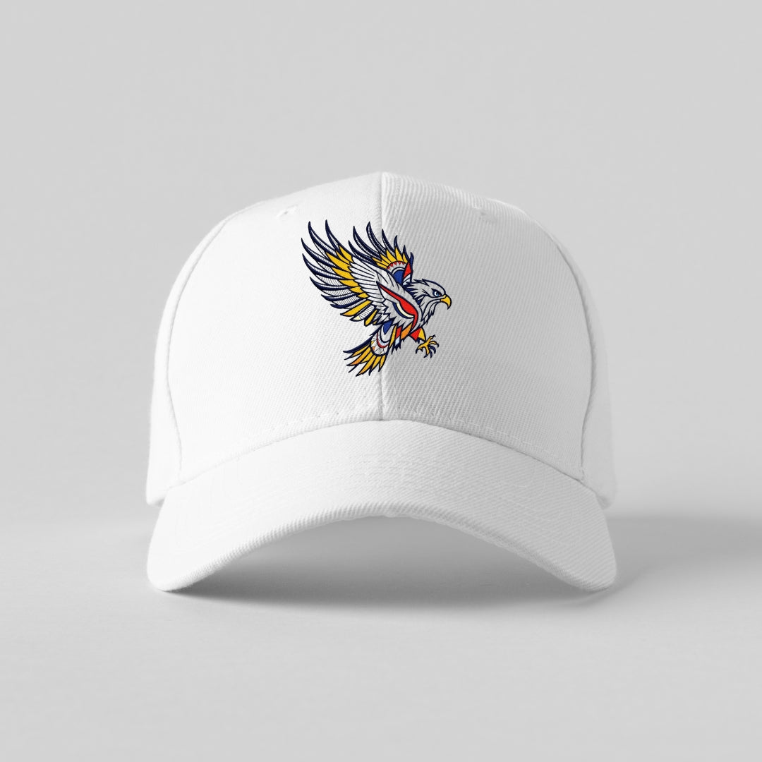 Majestic Eagle Embroidered Baseball Cap – Bold & Patriotic Design
