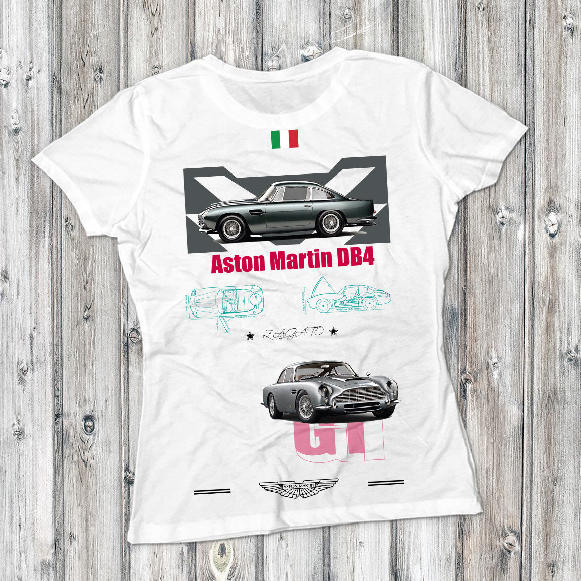 Aston Martin DB4 GT Zagato – Classic Elegance T-Shirt
