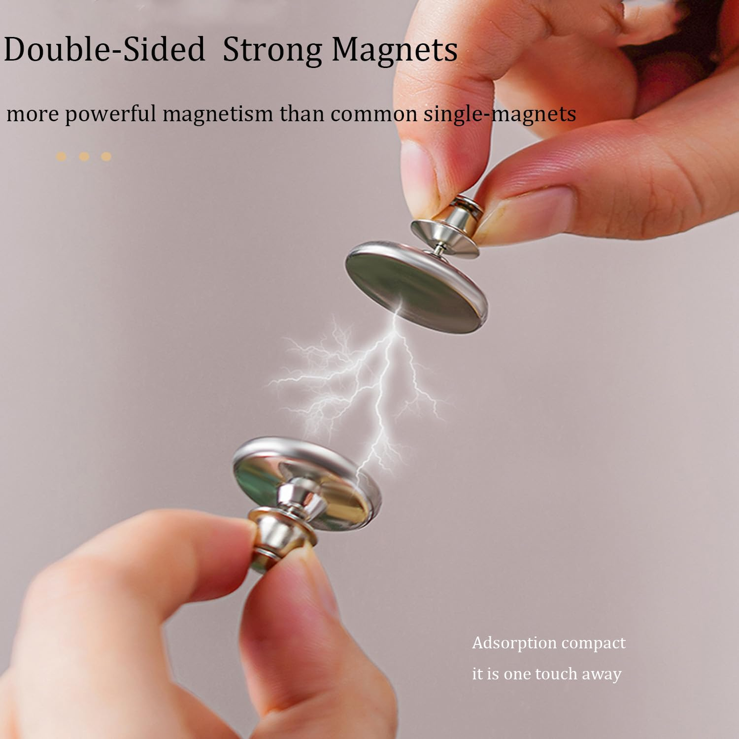 10pcs Magnetic Curtain Clips – No Drilling & Reusable Fasteners