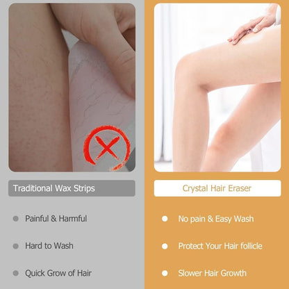 Crystal Hair Remover – Painless & Reusable Hair Removal Tool