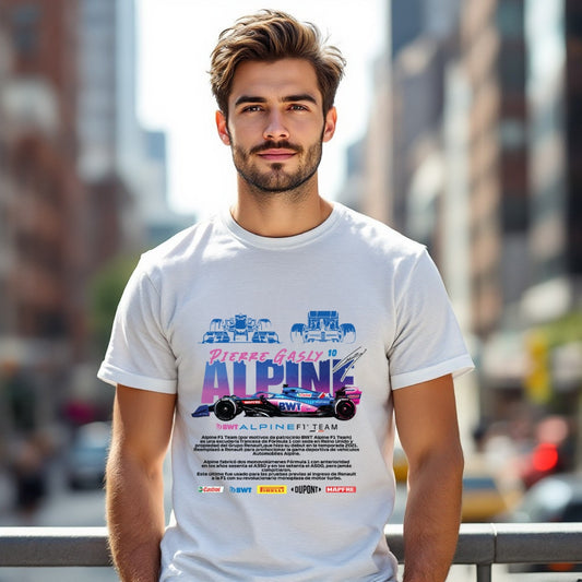Pierre Gasly Alpine F1 Team – Racing Spirit T-Shirt