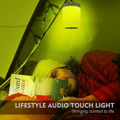 Touch Sensor LED Night Light with Bluetooth Speaker – Color Changing