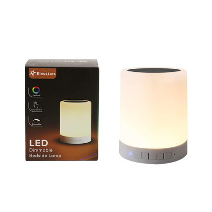Touch Sensor LED Night Light with Bluetooth Speaker – Color Changing