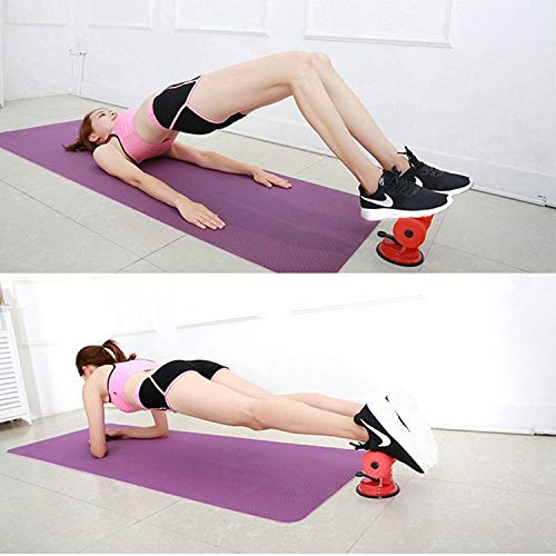 Estoy Sit-Up Bar Home Fitness Equipment Sit-ups and Push-ups Assistant Device Lose Weight Gym Workout Abdominal curl Leg Muscle Training Exercise with Suction Cup