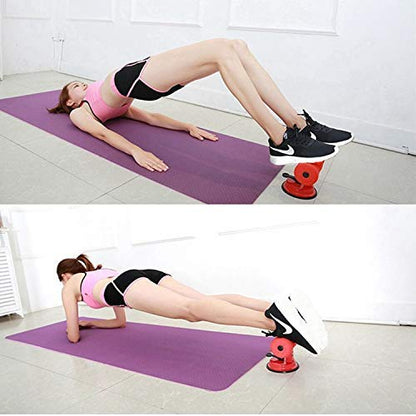 Estoy Sit-Up Bar Home Fitness Equipment Sit-ups and Push-ups Assistant Device Lose Weight Gym Workout Abdominal curl Leg Muscle Training Exercise with Suction Cup
