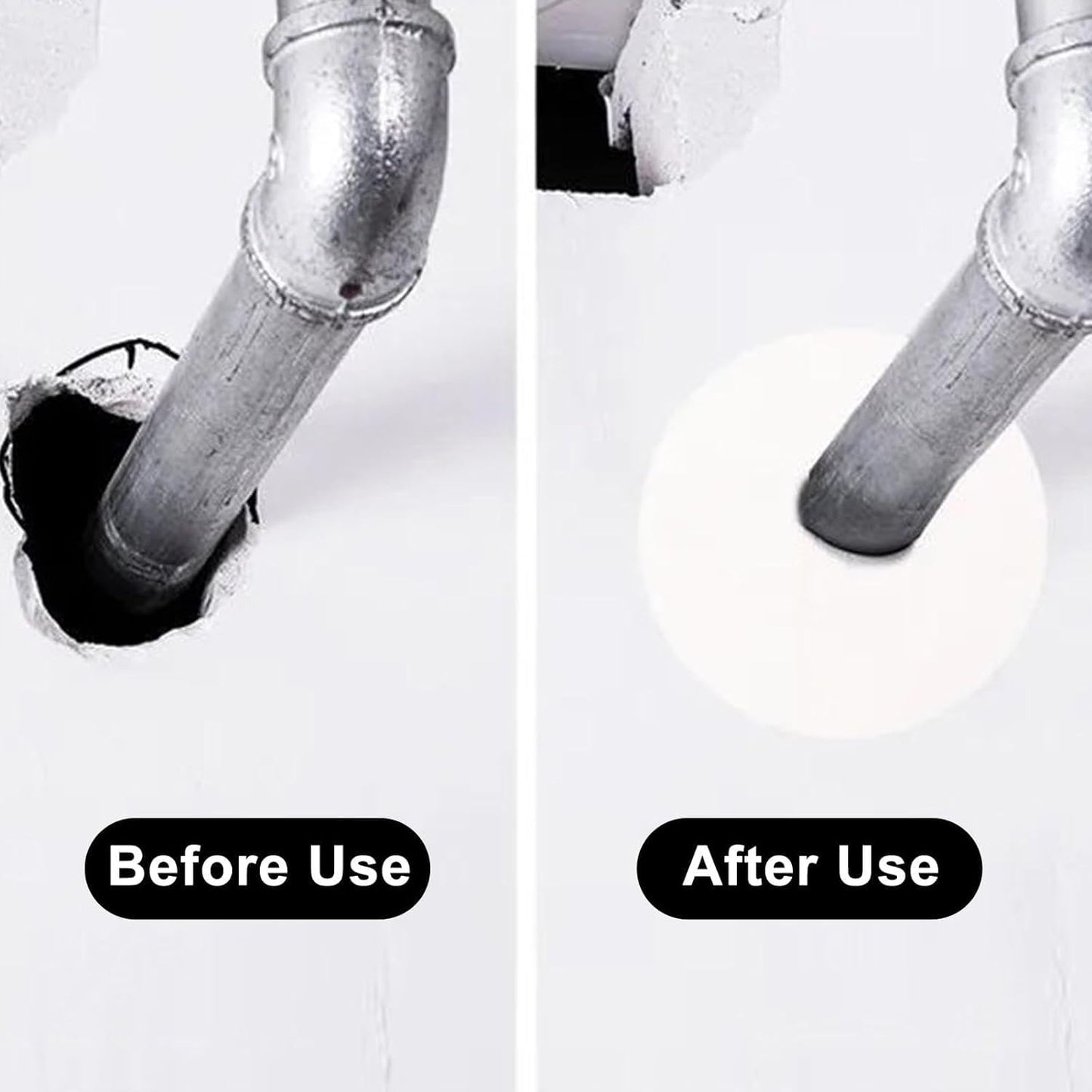 Estoy Sealing Glue Mud Clay Sealant White Sewer Mending Waterproof Fill Holes, Cracks, Gaps & Voids Around Windows, Doors, Pipes Hole Filler for Plugging Holes, Wall Hole, Air Conditioning Pipe Holes