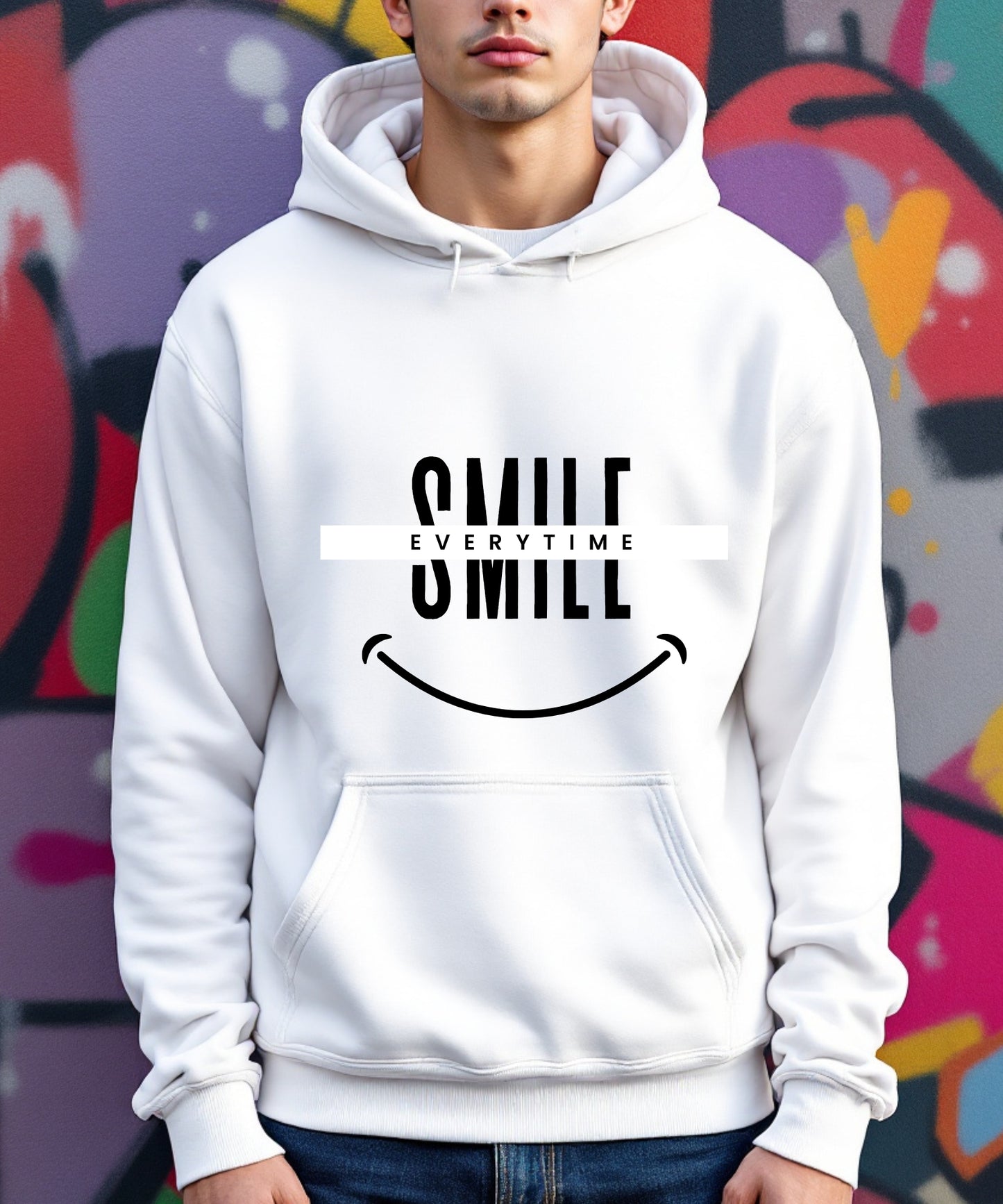 Smile Everytime Hoodie – Positive Vibes Streetwear