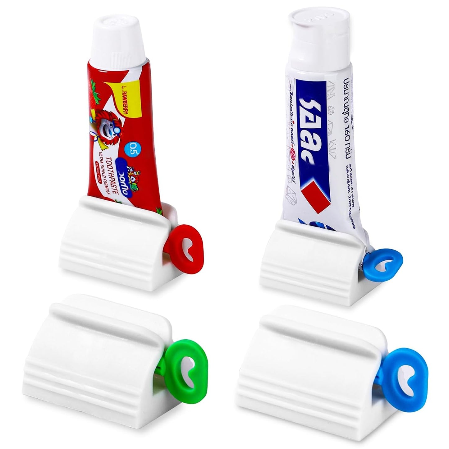 Estoy Toothpaste Squeezer, Set Of 4 Rolling Toothpaste Squeezer, Simple And Practical, Kid Friendly
