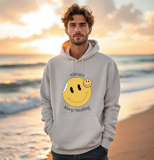 Always Keep Smiling Positive Vibes Hoodie