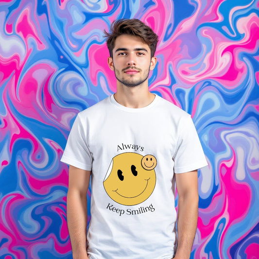 "Always Keep Smiling" Positive Vibes T-Shirt