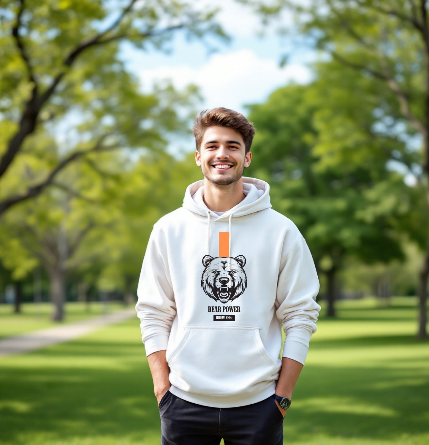 Bear Power Strength Hoodie – Fierce Spirit, Bold Style