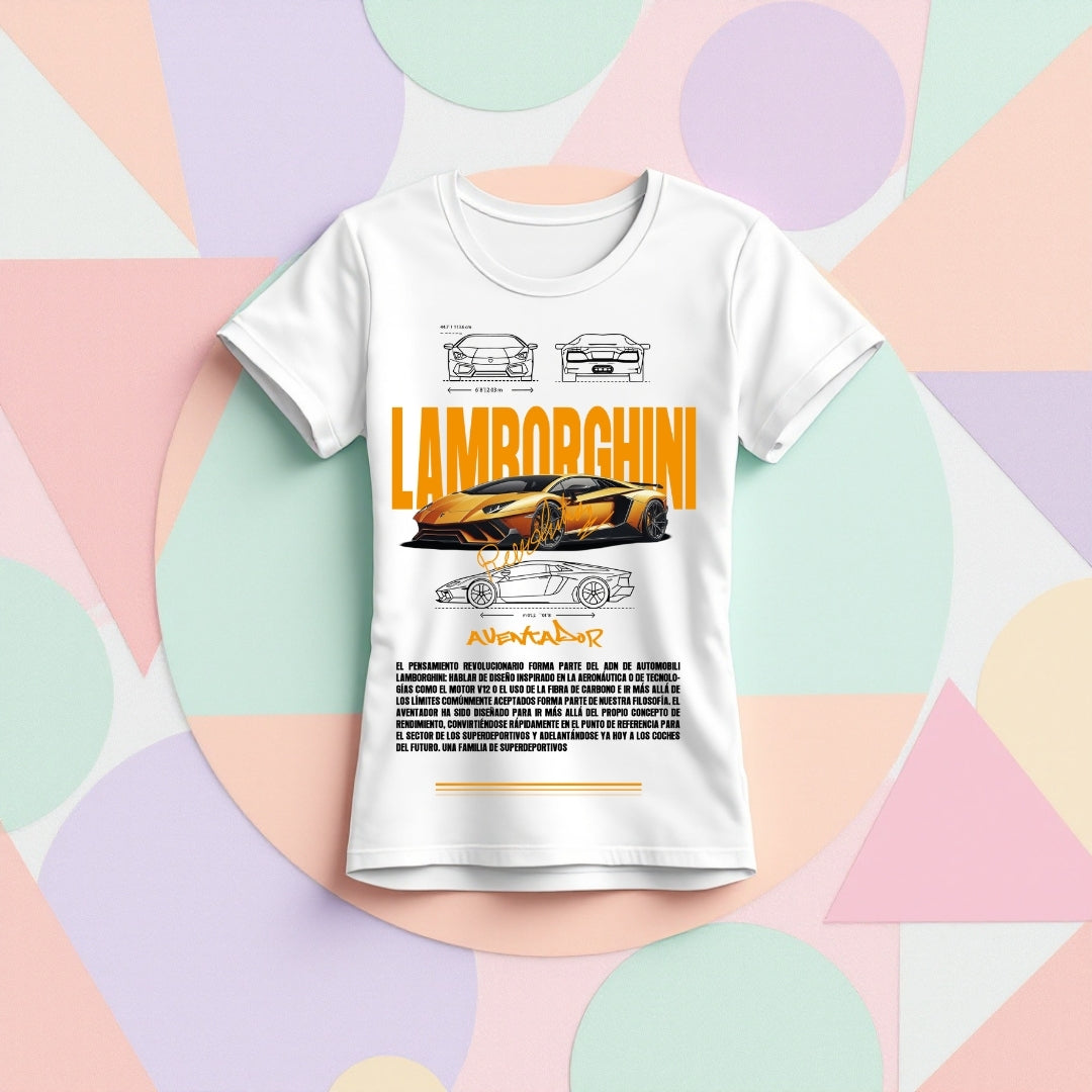 Lamborghini Aventador Supercar T-Shirt – Exotic Car Enthusiast Tee