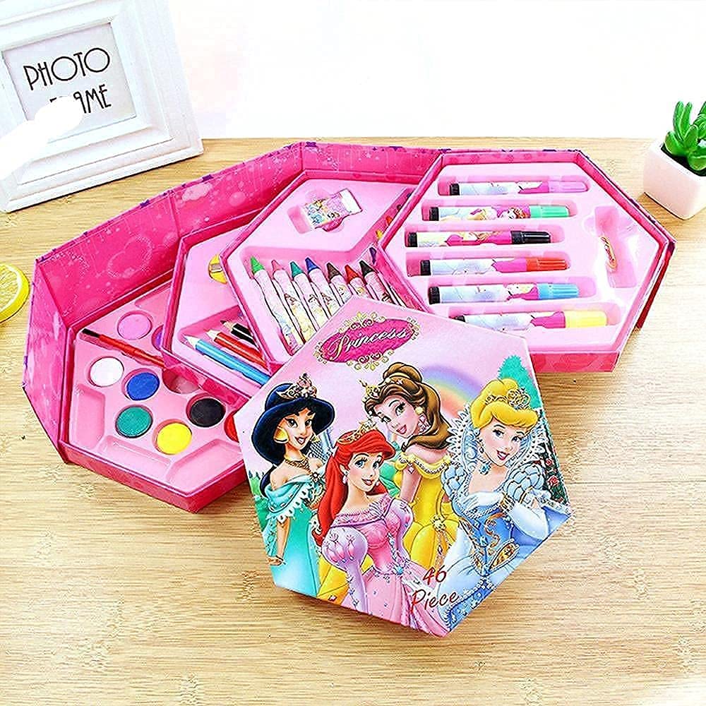 46-Piece Kids Art Set – Colorful Drawing & Painting Kit