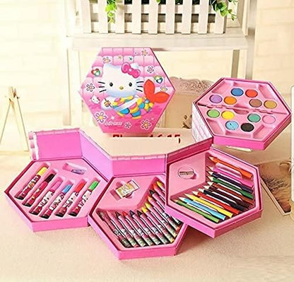 46-Piece Kids Art Set – Colorful Drawing & Painting Kit