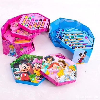 46-Piece Kids Art Set – Colorful Drawing & Painting Kit