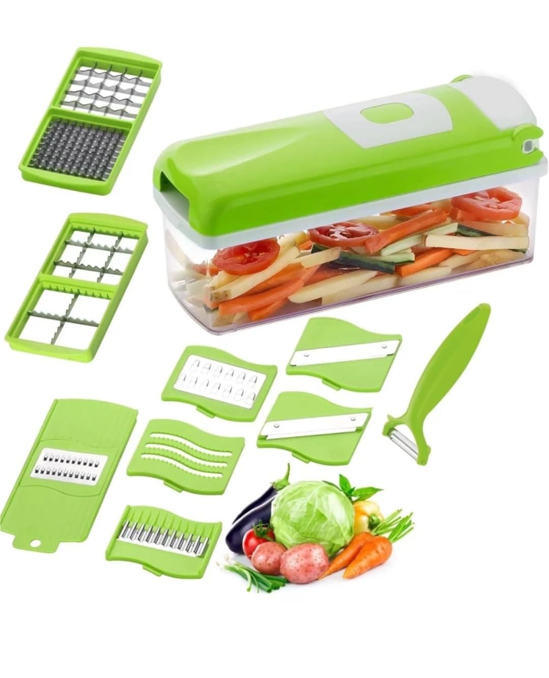 12-in-1 Multifunctional Vegetable Chopper & Slicer
