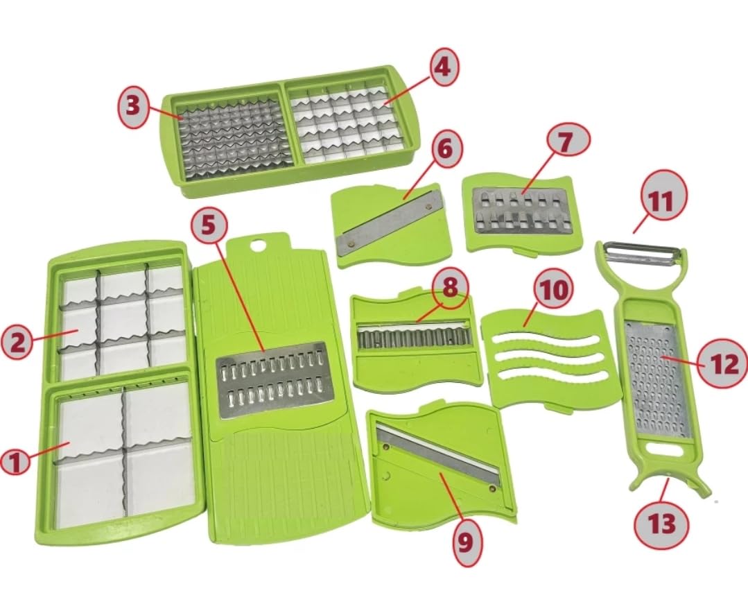 12-in-1 Multifunctional Vegetable Chopper & Slicer
