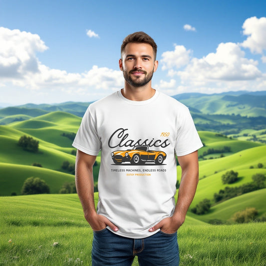 "Classics 1950" Vintage Car Graphic T-Shirt