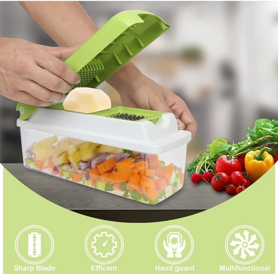12-in-1 Multifunctional Vegetable Chopper & Slicer