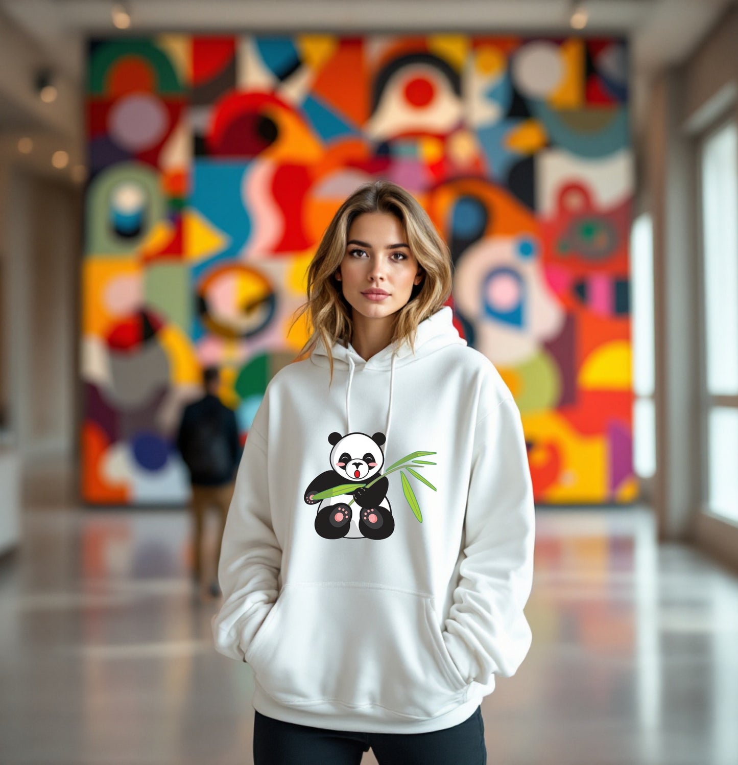 Playful Panda Bamboo Hoodie
