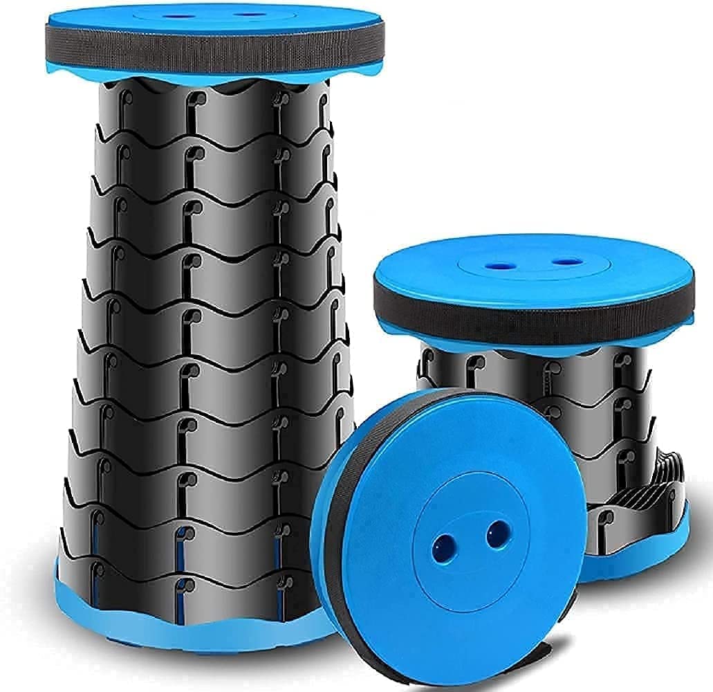 Adjustable & Portable Telescopic Folding Stool