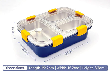 Stainless Steel Lunch Box with Leakproof Lid
