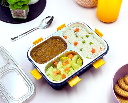 Stainless Steel Lunch Box with Leakproof Lid