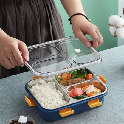 Stainless Steel Lunch Box with Leakproof Lid