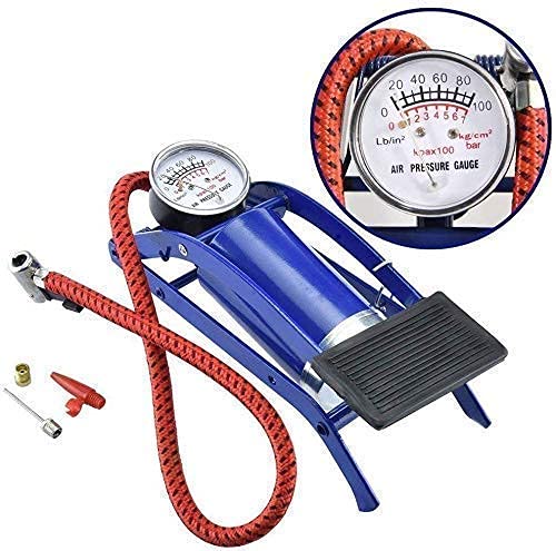 Heavy-Duty Foot Air Pump with Pressure Gauge