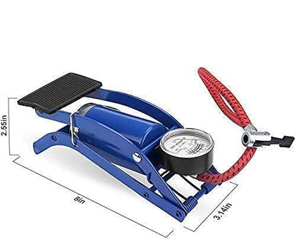 Heavy-Duty Foot Air Pump with Pressure Gauge