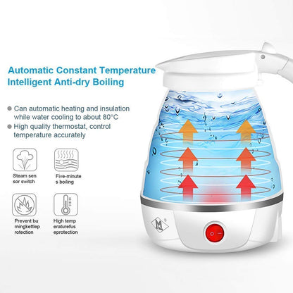 Portable Foldable Electric Kettle – Compact & Travel-Friendly