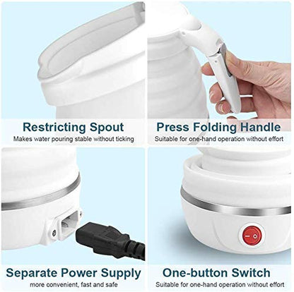 Portable Foldable Electric Kettle – Compact & Travel-Friendly