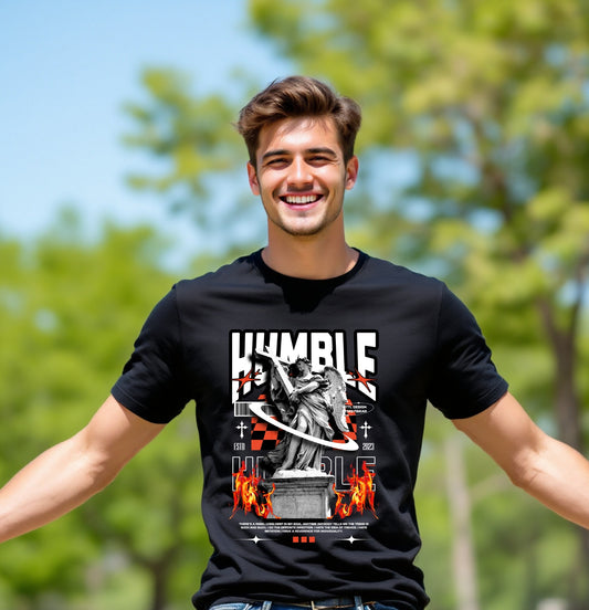 HUMBLE Streetwear T-Shirt – Rebel Soul Angel Edition