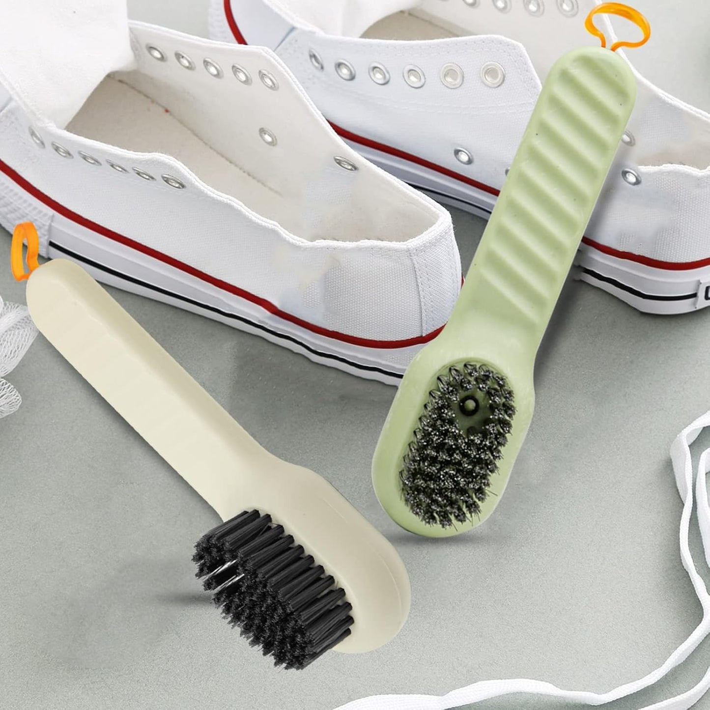 Estoy Shoe Brush Shoes Scrubbing Cleaning Brush Cleaning Boot Brush with Liquid Box Clothing Brush Cleaning Tool Multifunctional Cleaning Laundry Brush 1PCS